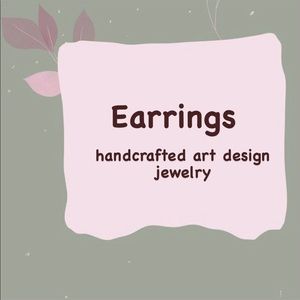 Handcrafted design earrings